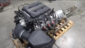 Moteur Chevrolet LT4 suralimenté de 6,2 L avec boîte automatique à 10 rapports à vendre