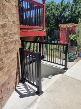 Aluminum Railings for Basement Entrances