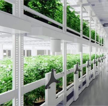 The Mobile Vertical Grow Rack System is designed to maximize cultivation efficiency and space utiliz