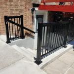 Aluminum Railings for Basement Entrances