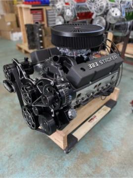 Moteur Chevy 383 stroker, petit bloc légendaire, prêt à être installé (Plug and Play)