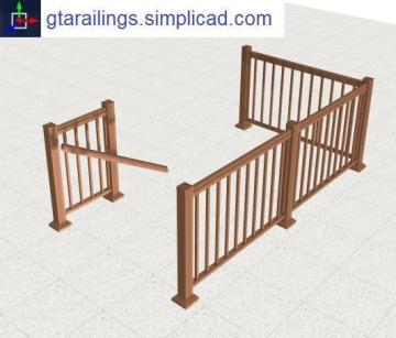 Aluminum Railings for Basement Entrances